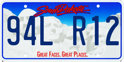 SD license plate 94LR12