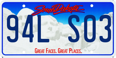 SD license plate 94LS03