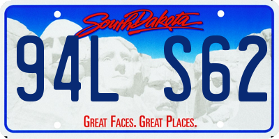 SD license plate 94LS62