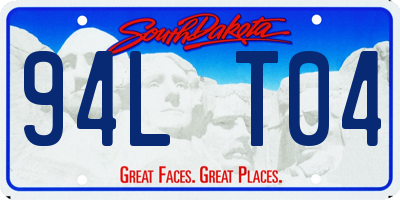 SD license plate 94LT04