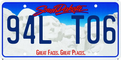 SD license plate 94LT06