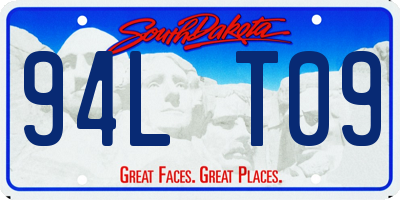 SD license plate 94LT09
