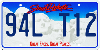 SD license plate 94LT12