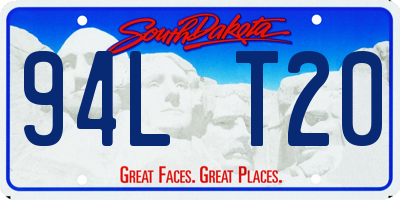 SD license plate 94LT20
