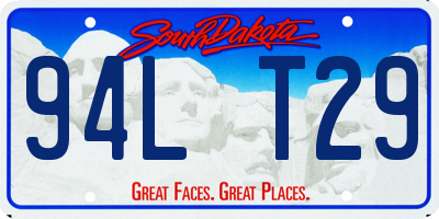 SD license plate 94LT29