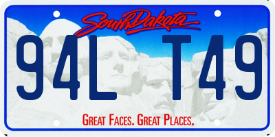 SD license plate 94LT49