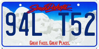 SD license plate 94LT52