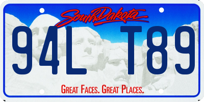 SD license plate 94LT89