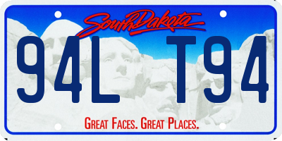 SD license plate 94LT94