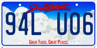 SD license plate 94LU06