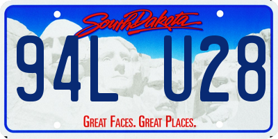 SD license plate 94LU28