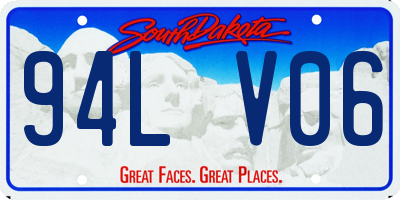 SD license plate 94LV06