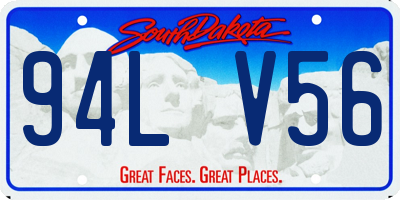 SD license plate 94LV56