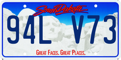 SD license plate 94LV73