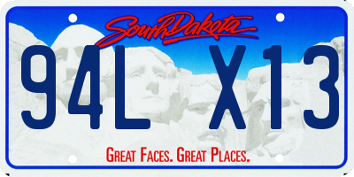 SD license plate 94LX13
