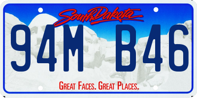 SD license plate 94MB46