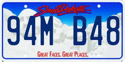 SD license plate 94MB48