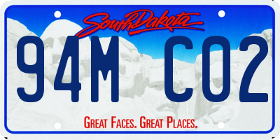 SD license plate 94MC02