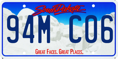 SD license plate 94MC06