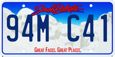 SD license plate 94MC41