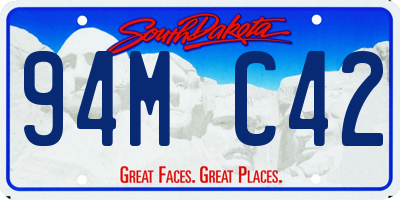 SD license plate 94MC42