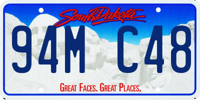 SD license plate 94MC48