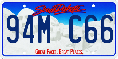 SD license plate 94MC66