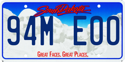 SD license plate 94ME00