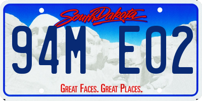 SD license plate 94ME02