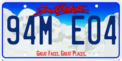 SD license plate 94ME04