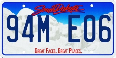 SD license plate 94ME06