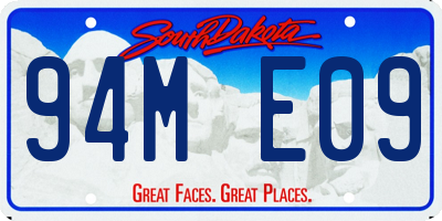 SD license plate 94ME09