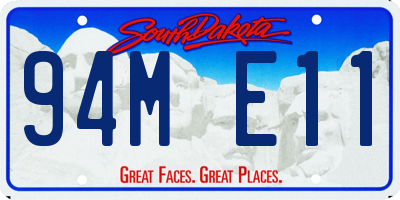 SD license plate 94ME11