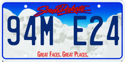 SD license plate 94ME24