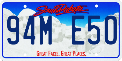 SD license plate 94ME50