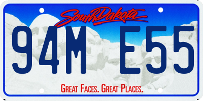 SD license plate 94ME55
