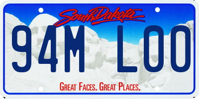 SD license plate 94ML00