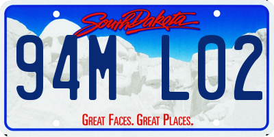 SD license plate 94ML02