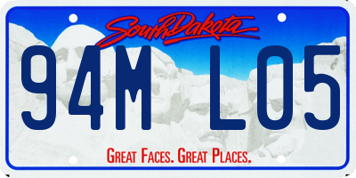 SD license plate 94ML05