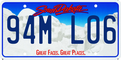 SD license plate 94ML06