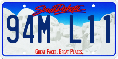 SD license plate 94ML11