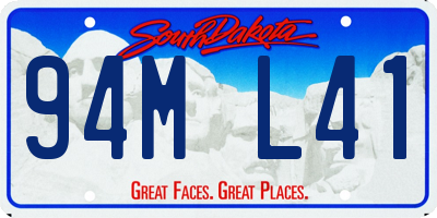 SD license plate 94ML41