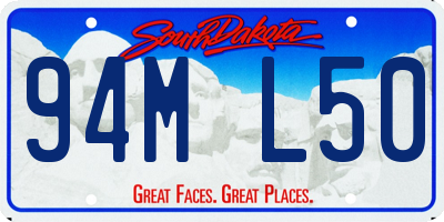 SD license plate 94ML50