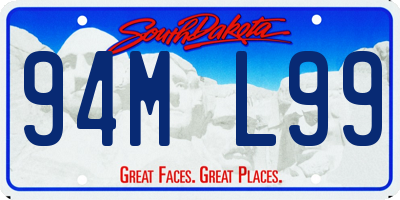 SD license plate 94ML99