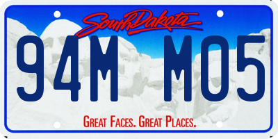 SD license plate 94MM05