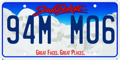 SD license plate 94MM06