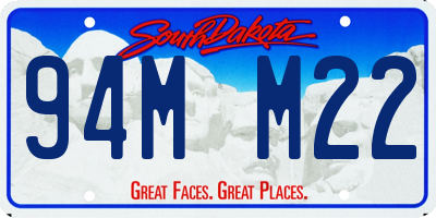 SD license plate 94MM22