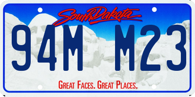 SD license plate 94MM23