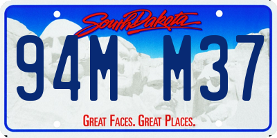 SD license plate 94MM37