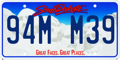 SD license plate 94MM39